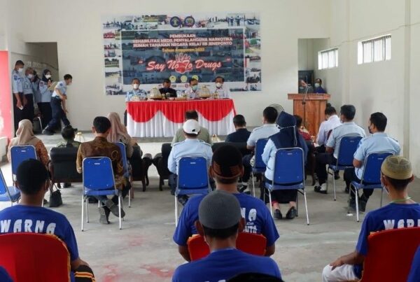 Kepala BNNP Sulsel menghadiri Pembukaan Rehabilitasi Narkotika Bagi Tahanan dan Warga Binaan Pemasyarakatan pada Rumah Tahanan Negara Kelas IIB Jeneponto