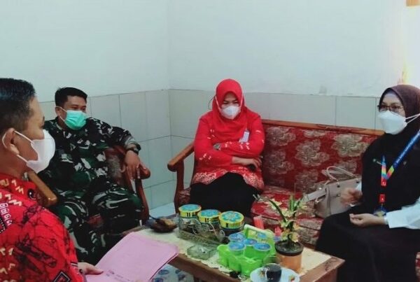 Koordinasi dengan Kepala Kelurahan Parangbanoa Kecamatan Pallangga Kabupaten Gowa Terkait pelaksanaan kegiatan Sosialisasi P4GN dan Kampanye War On Drugs