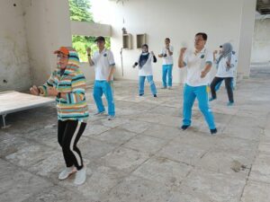 BNNP Sulawesi Selatan Melaksanakan Olahraga Bersama