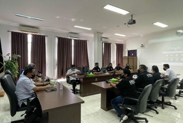 Kabag Umum BNNP Sulsel menerima Kunjungan kerja dari Ketua Garda Mencegah dan Mengobati (GMDM) Makassar