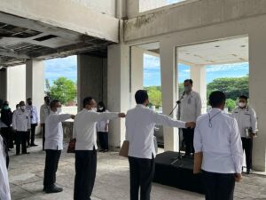 BNNP Sulawesi Selatan Melaksanakan Apel Pagi Sebagai Wujud Kedisiplinan