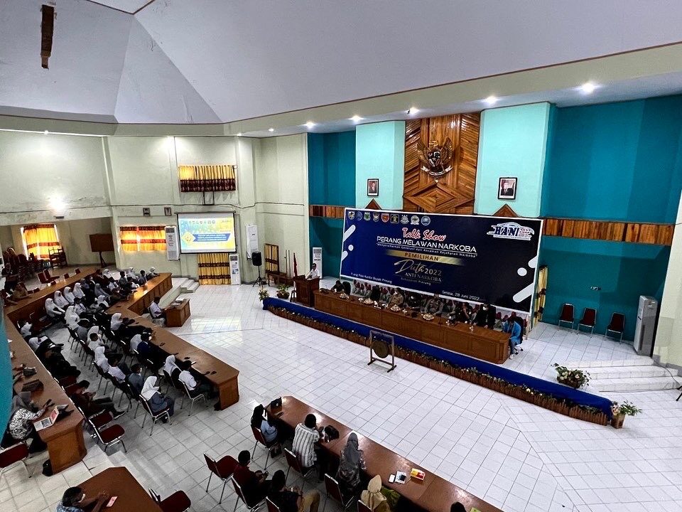 Komite Nasional Pemuda Indonesia (KNPI) menggandeng BNN Provinsi Sulawesi Selatan menggelar kegiatan talkshow Perang Melawan Narkoba dalam rangka pemilihan Duta Anti Narkoba 2022 Kabupaten Pinrang