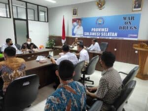BNNP Sulawesi Selatan Bersama Direktorat Narkoba Polda Sulsel Mengikuti Kegiatan Penandatanganan Kerjasama Antara BNN RI dengan Polri Secara Virtual BNNP Sulawesi Selatan Bersama Direktorat Narkoba Polda Sulsel Mengikuti Kegiatan Penandatanganan Kerjasama Antara BNN RI dengan Polri Secara Virtual