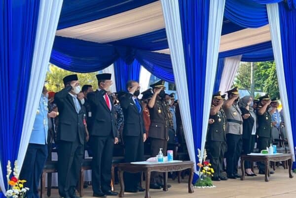 KEPALA BNNP SULSEL MENGHADIRI SERTIJAB PANGLIMA KOMANDO OPERASI UDARA II