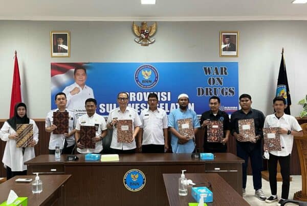 BNNP Sulawesi Selatan melaksanakan Penandatanganan Kerjasama (PKS) perjanjian kerjasama antar Lembaga Rehab Instansi Pemerintah dan Komponen Masyarakat