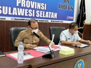 Kepala BNNP Sulsel mengikuti Virtual Meeting dalam rangka Persiapan Raker Bid. Rehab Kepala BNNP Sulsel mengikuti Virtual Meeting dalam rangka Persiapan Raker Bid. Rehab