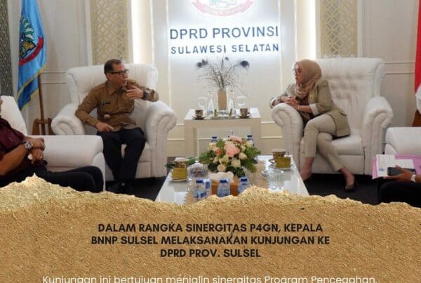 DALAM RANGKA SINERGITAS P4GN, KEPALA BNNP SULSEL MELAKSANAKAN KUNJUNGAN KE DPRD PROV. SULSEL DALAM RANGKA SINERGITAS P4GN, KEPALA BNNP SULSEL MELAKSANAKAN KUNJUNGAN KE DPRD PROV. SULSEL