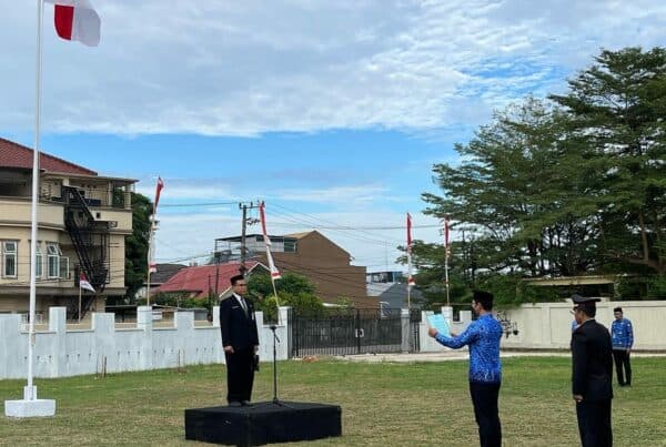 BNNP Sulawesi Selatan melaksanakan Upacara HUT Kemerdekaan RI ke-77