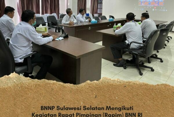 BNNP Sulawesi Selatan Mengikuti Kegiatan Rapat Pimpinan (Rapim) BNN RI Secara Virtual