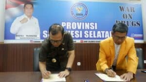 BNNP Sulawesi Selatan Melaksanakan Penandatanganan Kerja Sama Dengan Fakultas Psikologi Universitas Negeri Makassar