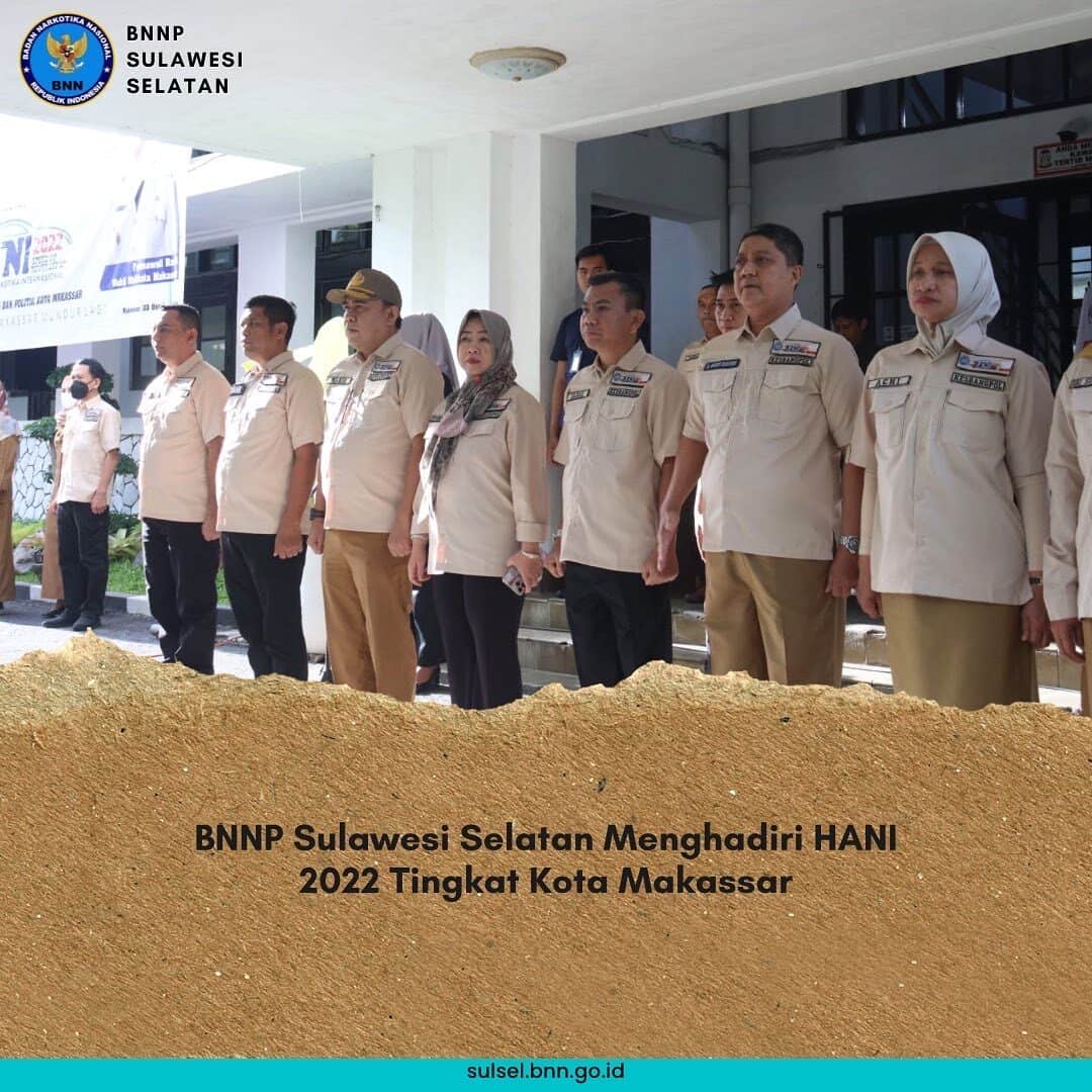BNNP Sulawesi Selatan Menghadiri HANI 2022 Tingkat Kota Makassar BNNP Sulawesi Selatan Menghadiri HANI 2022 Tingkat Kota Makassar