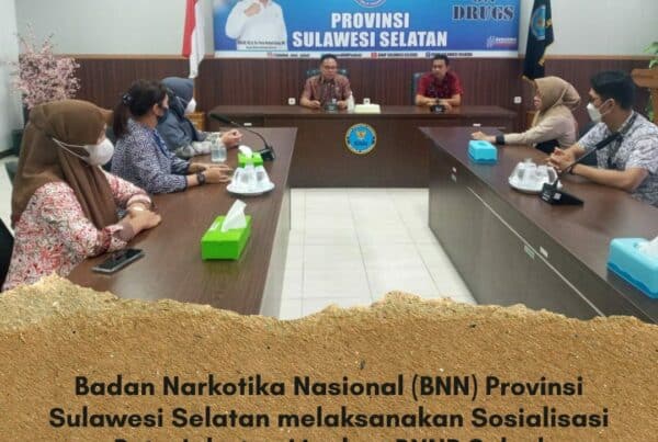 Badan Narkotika Nasional (BNN) Provinsi Sulawesi Selatan melaksanakan Sosialisasi Peta Jabatan Lingkup BNNP Sulsel