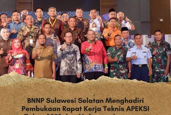 BNNP Sulawesi Selatan Menghadiri Pembukaan Rapat Kerja Teknis APEKSI Tahun 2022 dan Makassar Invesment Forum 2022