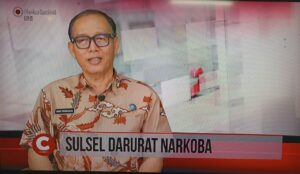 Kepala BNNP Sulawesi Selatan Selatan Talk Show P4GN melalui Media Elektronik berupa TV LOKAL Celebes TV Makassar