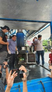 BNN Provinsi Sulawesi Selatan Menghadiri Pemusnahan Barang Bukti Narkotika Satresnarkoba Polrestabes Makassar