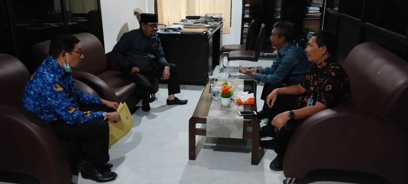 Koordinasi dengan Pemerintah Kabupaten Gowa Perihal Pelaksanaan Rakor Pengembangan Kotan Konsep Otomatis