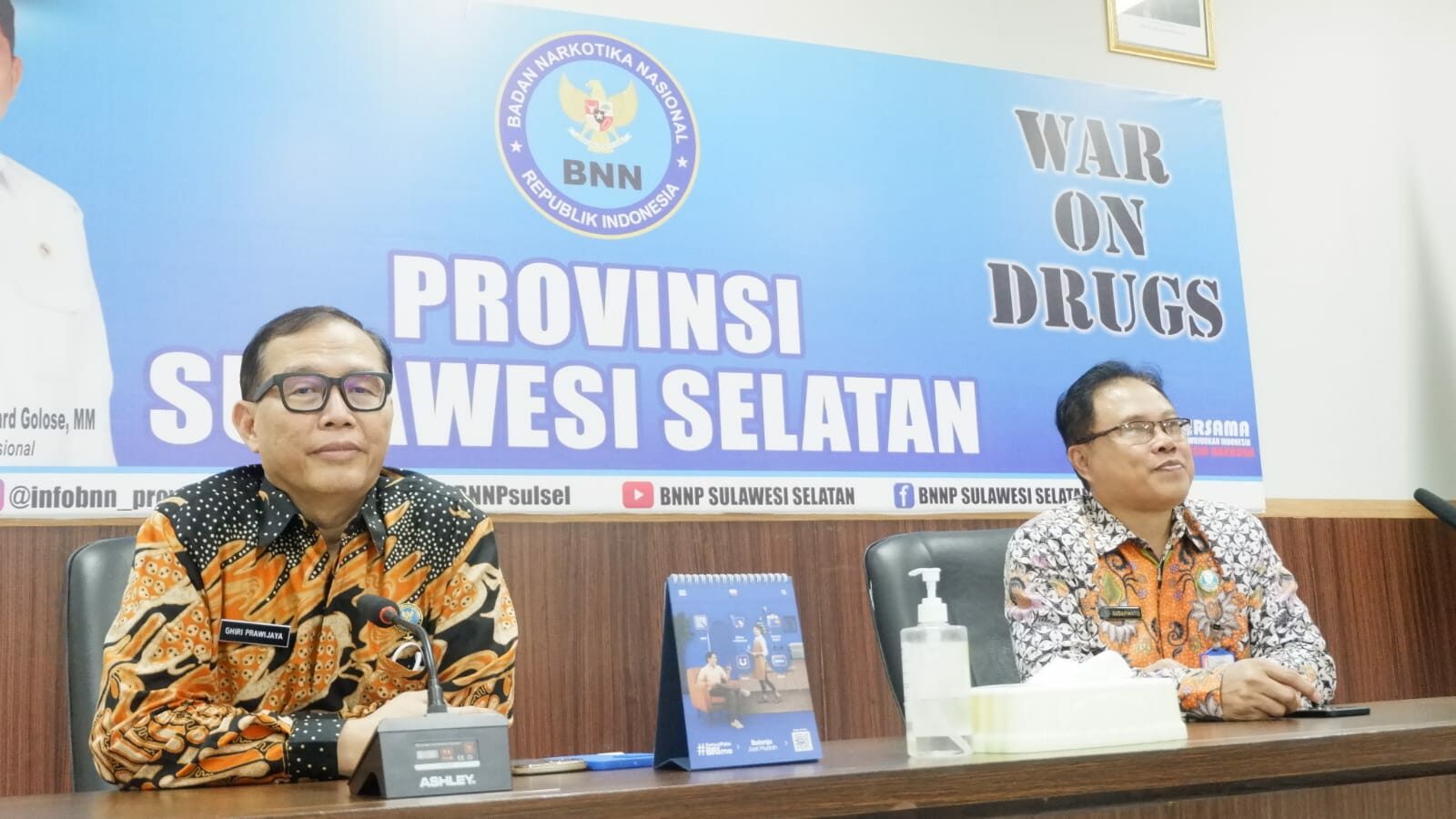 BNNP Sulawesi Selatan Melaksanakan Penandatanganan Nota Kesepahaman Dengan PT.Bank Negara Indonesia Persero,Tbk. BNNP Sulawesi Selatan Melaksanakan Penandatanganan Nota Kesepahaman Dengan PT.Bank Negara Indonesia Persero,Tbk.