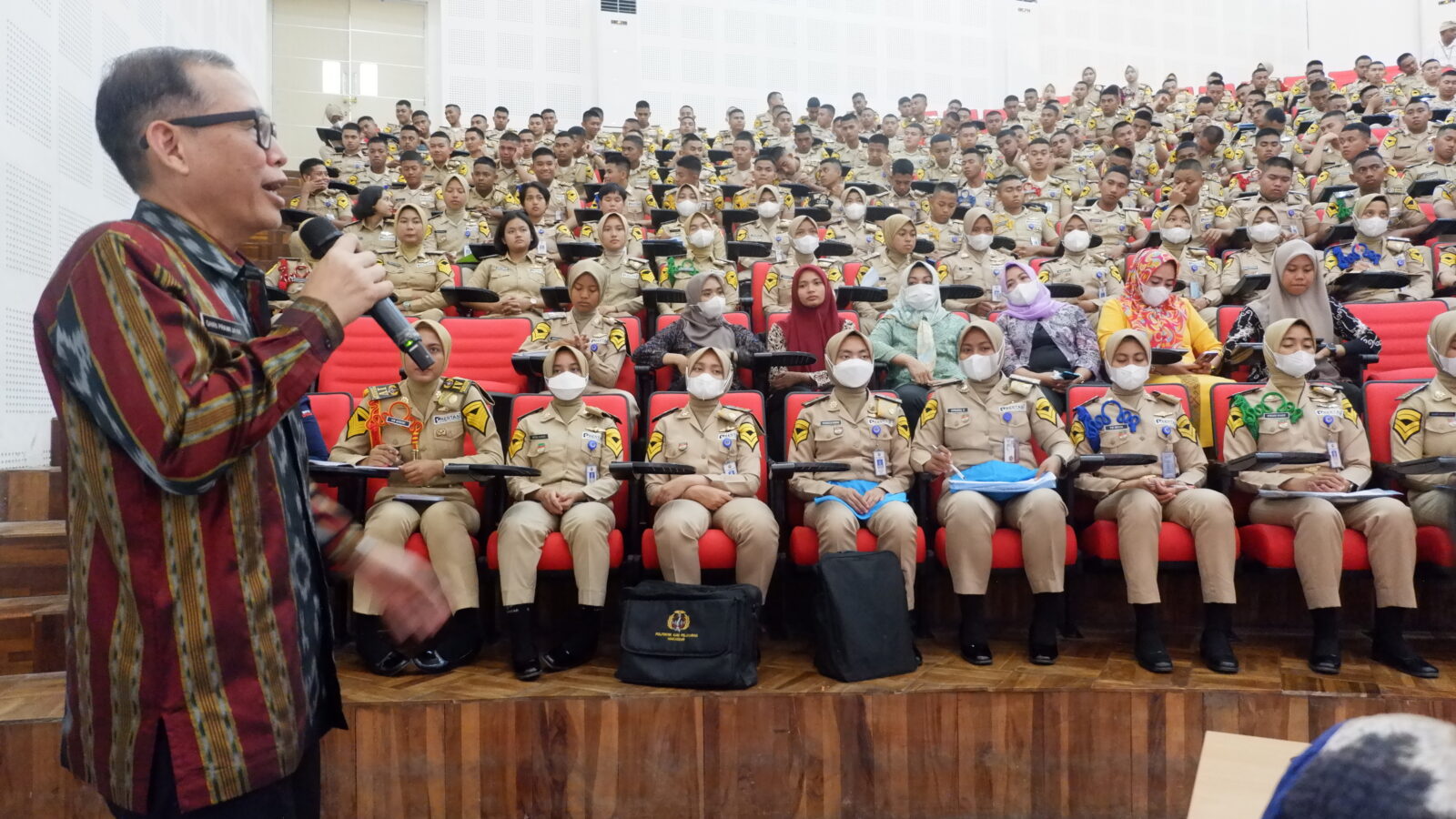 Kepala BNNP Sulawesi Selatan Sosialisasi P4GN di Lingkungan Pendidikan Perguruan Tinggi Politeknik Ilmu Pelayaran Makassar