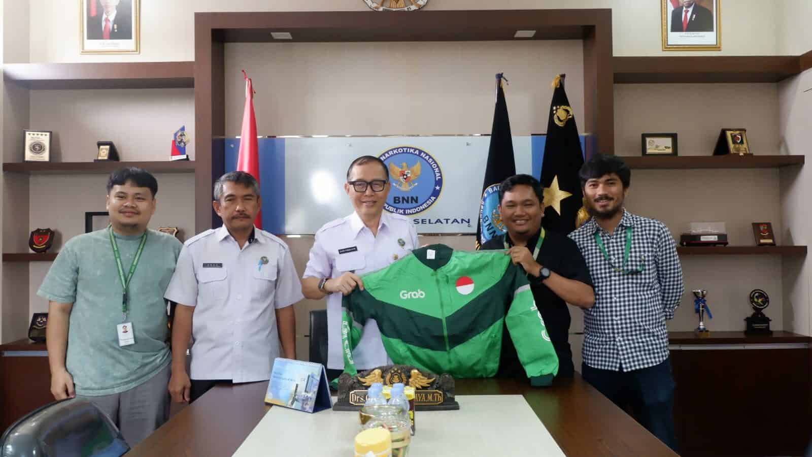 Audiensi Grab Teknologi Indonesia Ke Kantor BNN Provinsi Sulsel