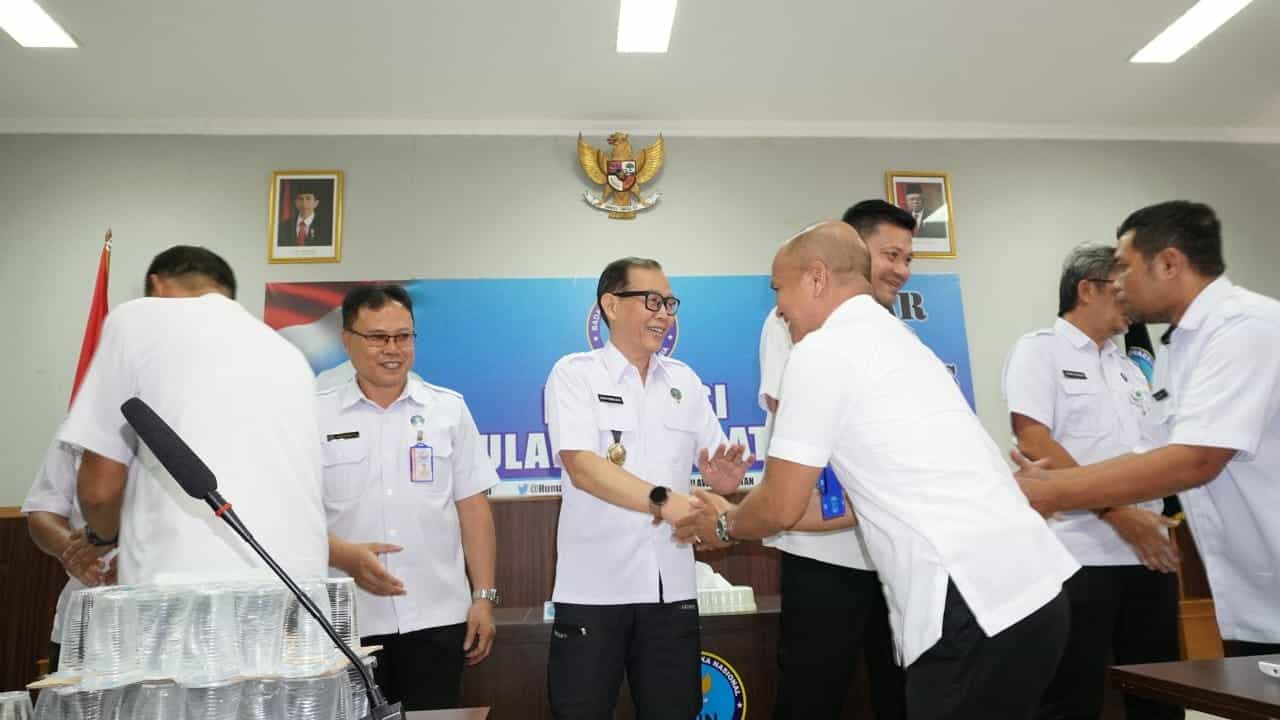 Kepala BNNP Sulawesi Selatan Memberikan Arahan Pasca Hari Raya Idul Fitri 1444H