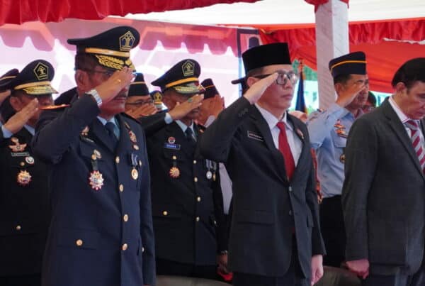 Kepala BNN Provinsi Sulawesi Selatan Menghadiri Upacara Hari Bhakti Pemasyarakatan ke-59 dan Penandatnganan MoU di Lapas Kelas IIA Sungguminasa