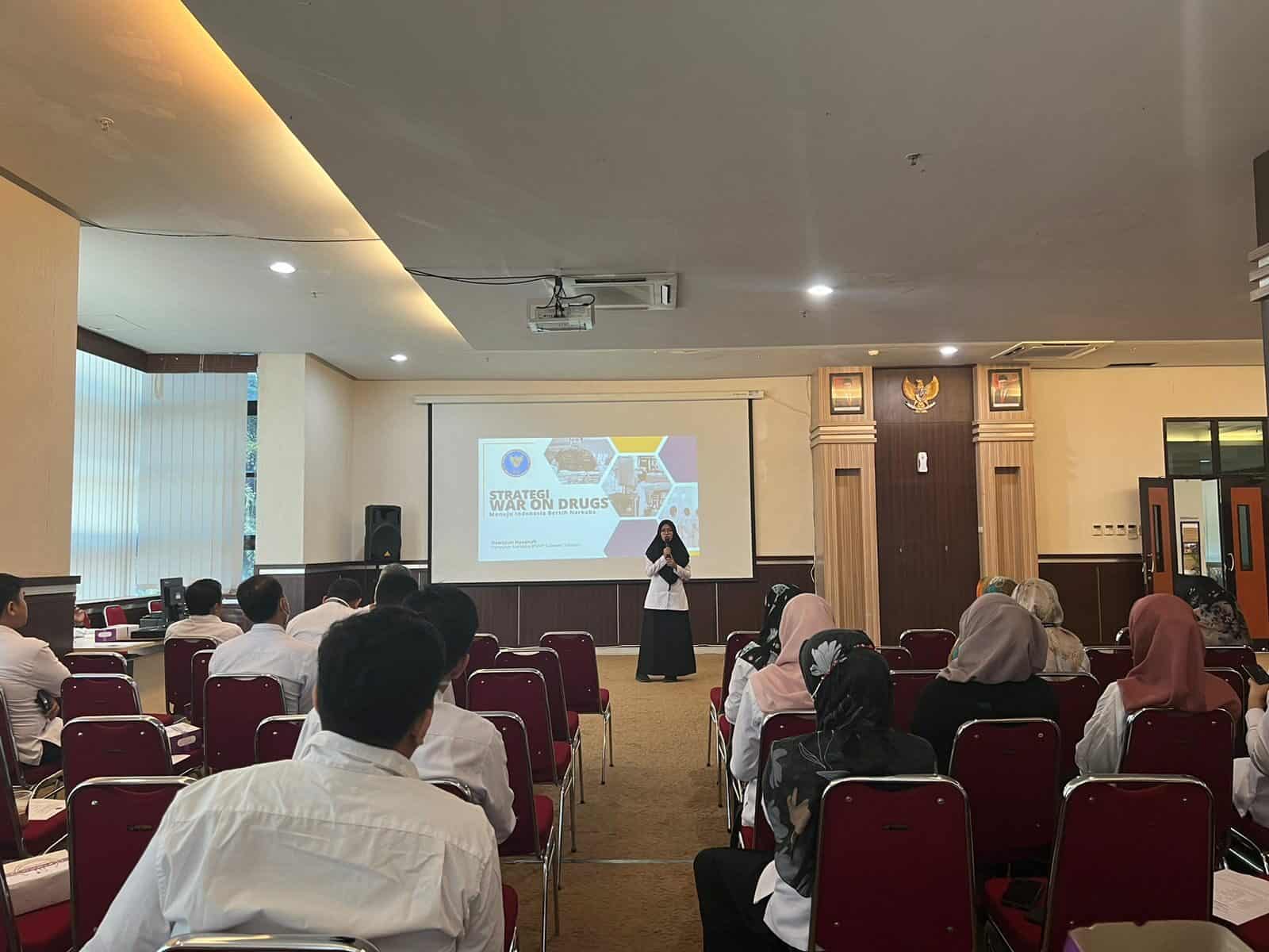Diseminasi Informasi Pencegahan Bahaya Narkoba di Instansi Kementerian Keuangan R.I. Pada Kantor Pengolahan Data dan Perpajakan Makassar Diseminasi Informasi Pencegahan Bahaya Narkoba di Instansi Kementerian Keuangan R.I. Pada Kantor Pengolahan Data dan Perpajakan Makassar