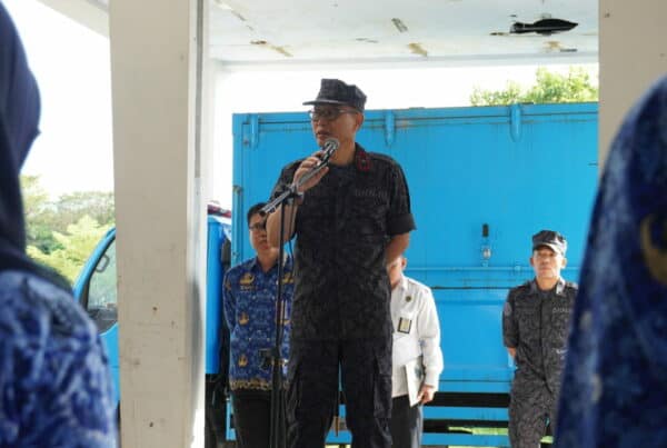 Kepala BNN Prov. SULSEL Memberikan Arahan Pada Apel Pagi Kepada Seluruh Personil