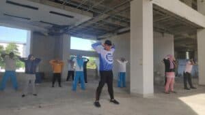 Senam Bersama Untuk Menjaga Kebugaran dan Menjadi Lebih Sehat oleh Personil BNNP SULSEL