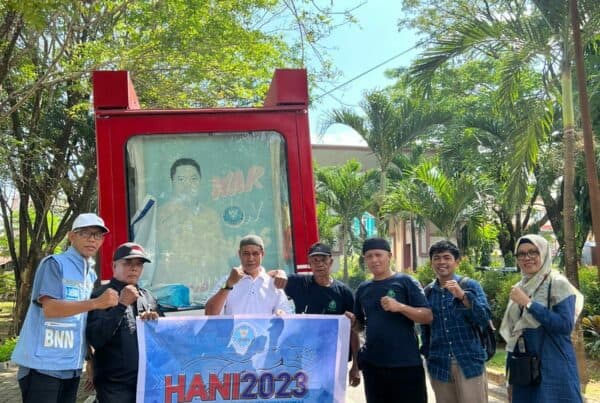 Pelaksanaan KIE P4GN Melalui Sosialisasi Anti Narkoba Secara Mobile