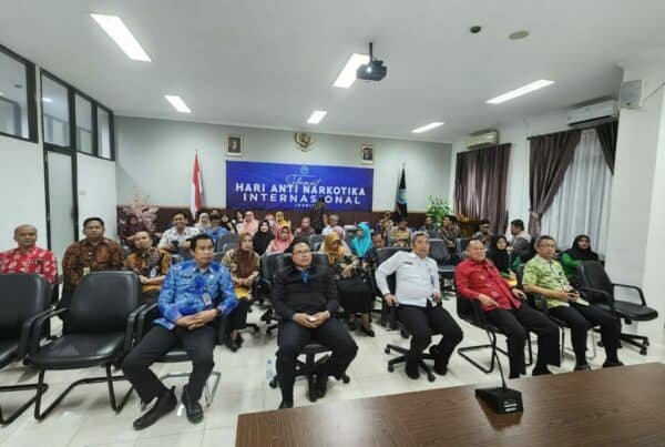 BNN Provinsi Sulawesi Selatan Mengikuti Kegiatan Puncak Hari Anti Narkotika Internasional (HANI) Tahun 2023 Secara Virtual