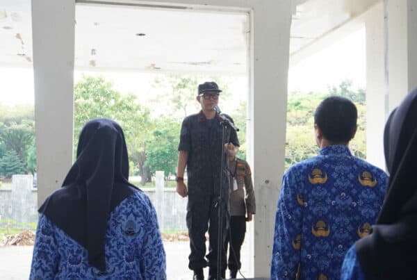 Arahan Kepala BNN Prov. Sulsel pada apel pagi jajaran BNN Prov. Sulsel