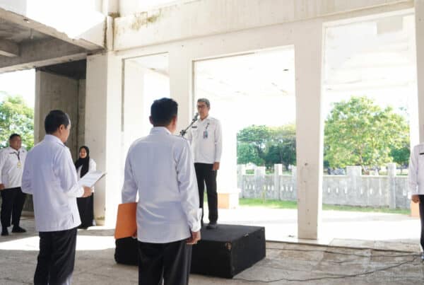 Apel Pagi Jajaran BNN Prov. SulseL Sebagai Wujud Kedisiplinan