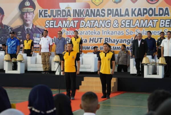 Kepala BNN Prov. Sulawesi Selatan Mengikuti Pembukaan Kejurda Inkanas Piala Kapolda Sulsel 2023 Kepala BNN Prov. Sulawesi Selatan Mengikuti Pembukaan Kejurda Inkanas Piala Kapolda Sulsel 2023
