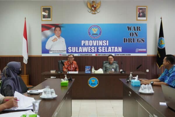 BNN Prov. Sulawesi Selatan Mengikuti Kegiatan Sosialisasi Penyusunan Kebutuhan Jabatan Fungsional Kesehatan Lingkungan BNN RI