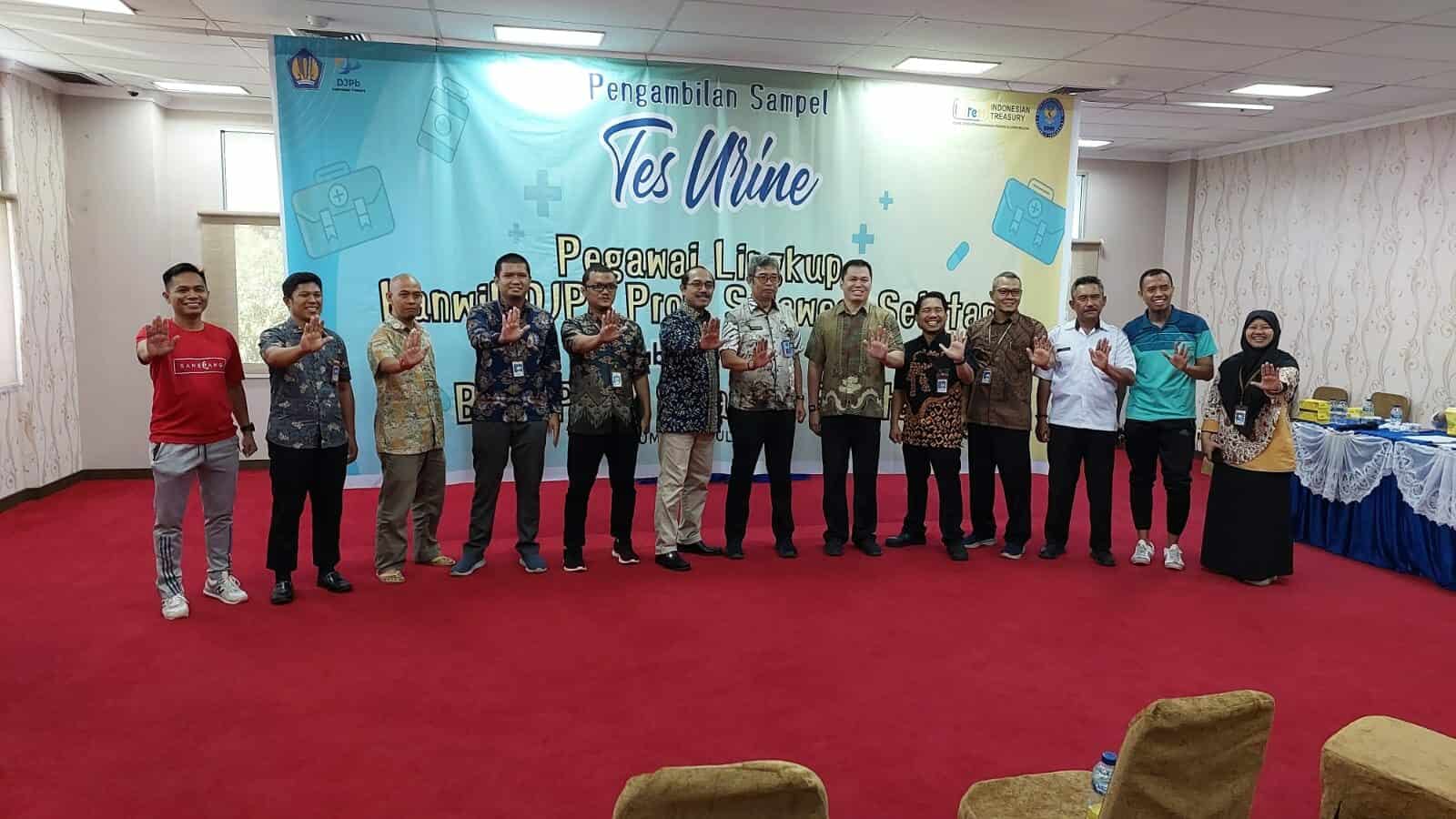 Tes Urine Di Lingkungan Kantor Wilayah Direktorat Jenderal Perbendaharaan Provinsi Sulawesi Selatan Tes Urine Di Lingkungan Kantor Wilayah Direktorat Jenderal Perbendaharaan Provinsi Sulawesi Selatan