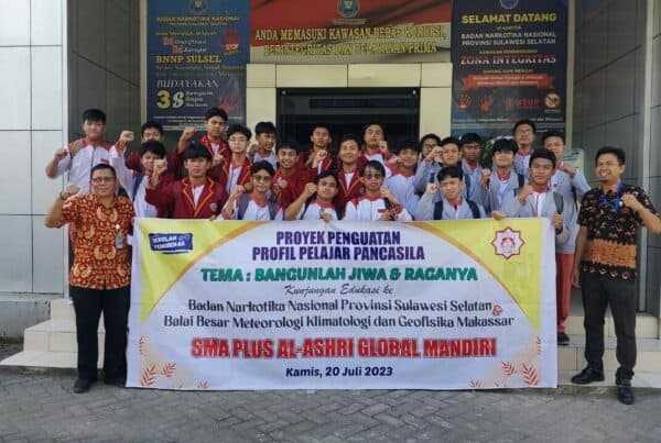 Kunjungan Siswa Siswi SMA Al-Ashri Global Mandiri Ke BNN Prov. Sulawesi Selatan