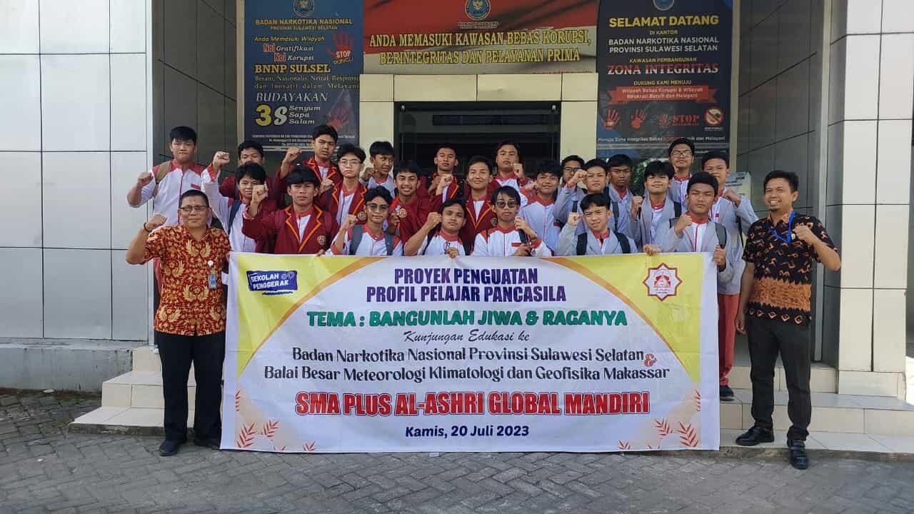 Kunjungan Siswa Siswi SMA Al-Ashri Global Mandiri Ke BNN Prov. Sulawesi Selatan Kunjungan Siswa Siswi SMA Al-Ashri Global Mandiri Ke BNN Prov. Sulawesi Selatan