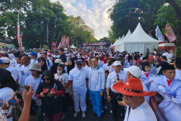 BNN Prov. Sulsel menghadiri Jalan Santai Anti Mager Menyambut 78 Tahun Kemerdekaan Indonesia