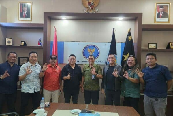 Kepala BNNP Sulsel Menerima Kunjungan Kadis Pariwisata Prov.Sulbar dan Selebgram Makassar