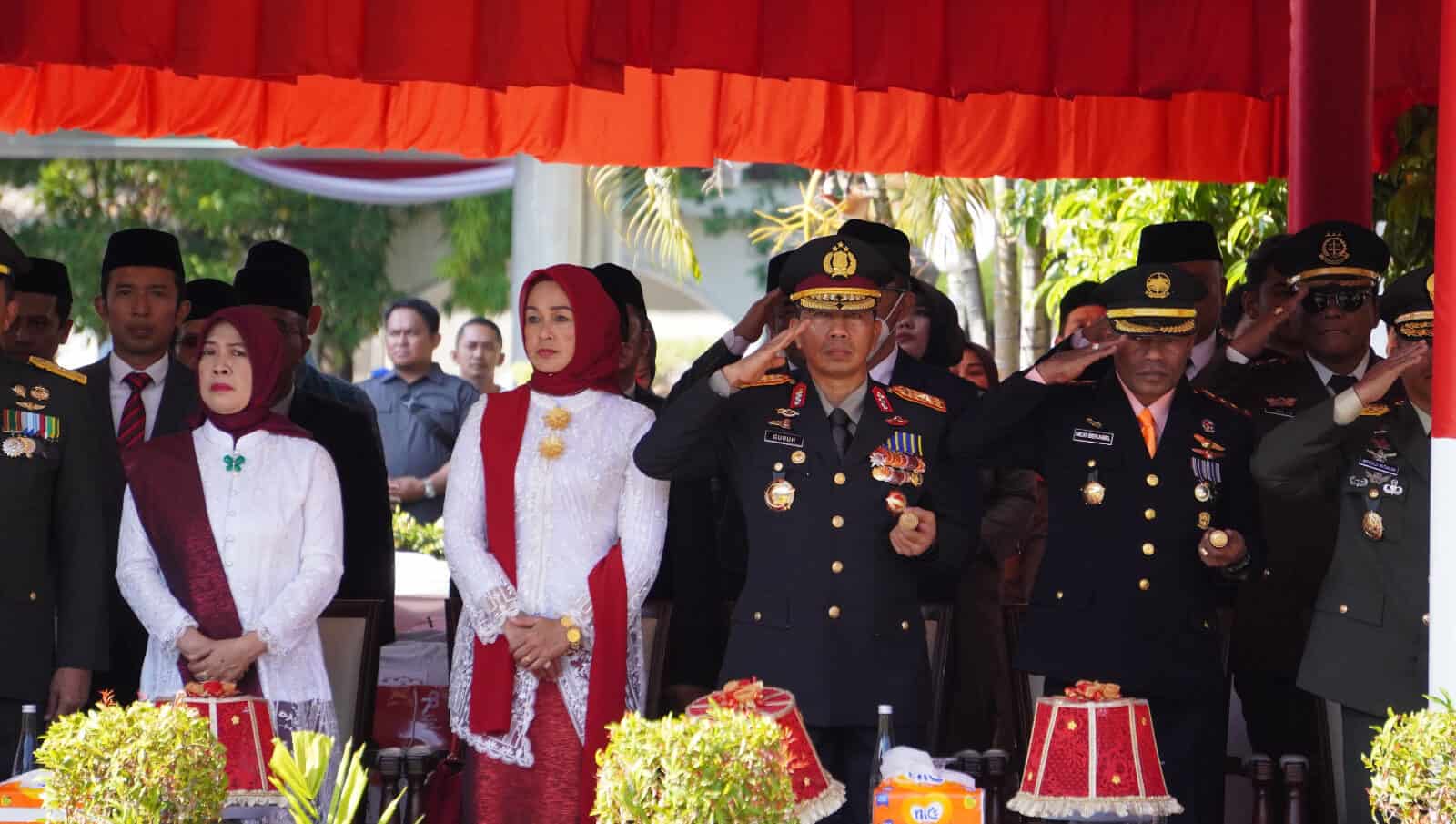 Kepala BNN Provinsi Sulawesi Selatan Memperingati HUT Kemerdekan RI ke 78 Tahun bersama Forkopimda Sulsel Kepala BNN Provinsi Sulawesi Selatan Memperingati HUT Kemerdekan RI ke 78 Tahun bersama Forkopimda Sulsel