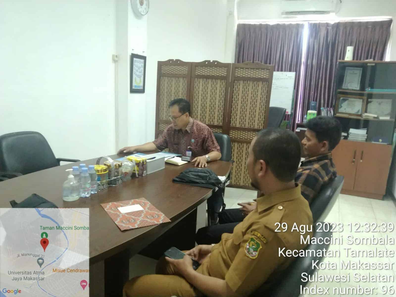 KOORDINASI SINERGITAS BNNP SULSEL DAN BNK SIDRAP