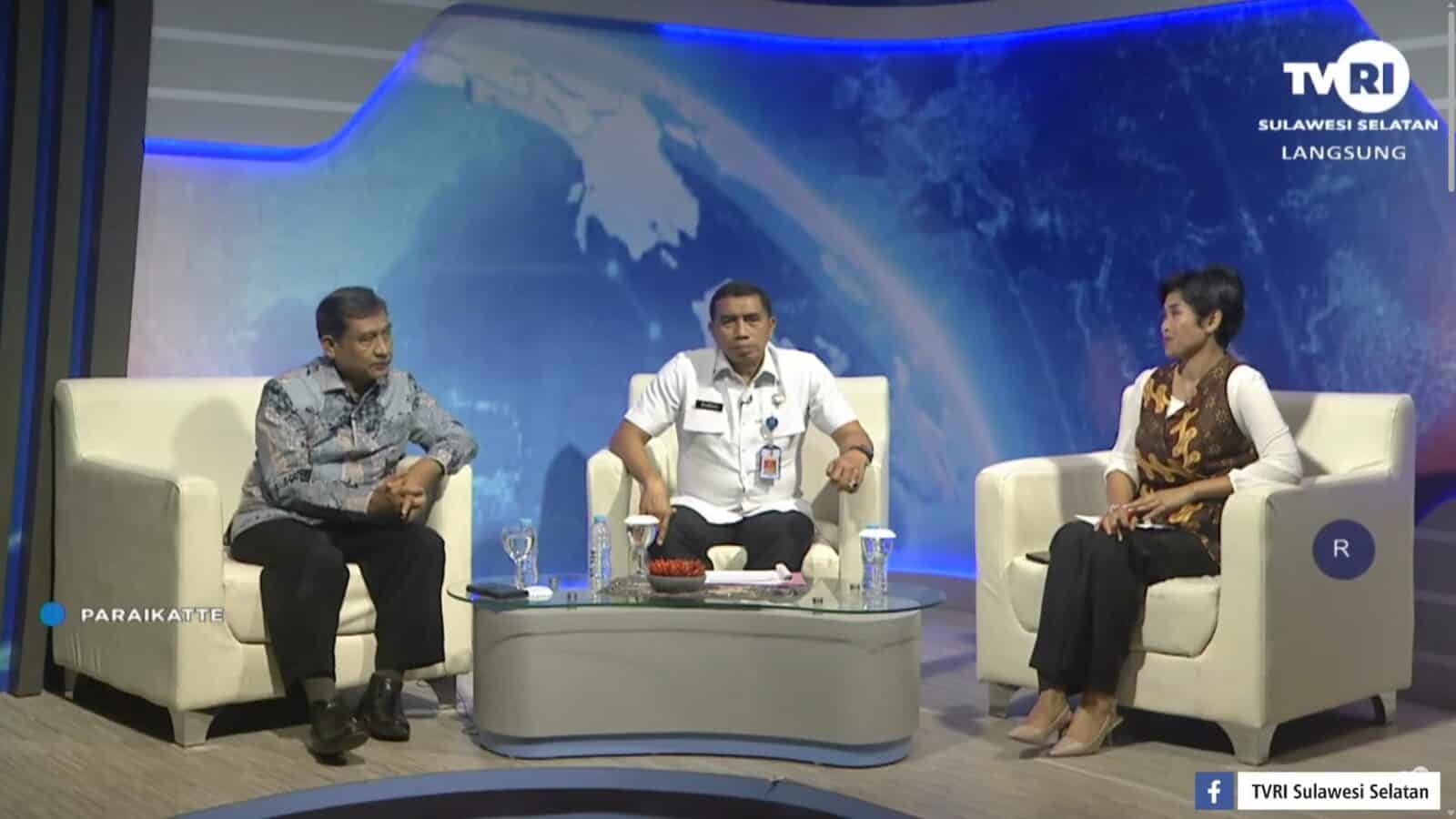 Dalam Upaya Pencegahan Penanganan Narkotika Secara Extraordinary, Kepala BNNP Sulsel Melakukan Talk Show di TVRI Sulawesi Selatan Dalam Upaya Pencegahan Penanganan Narkotika Secara Extraordinary, Kepala BNNP Sulsel Melakukan Talk Show di TVRI Sulawesi Selatan