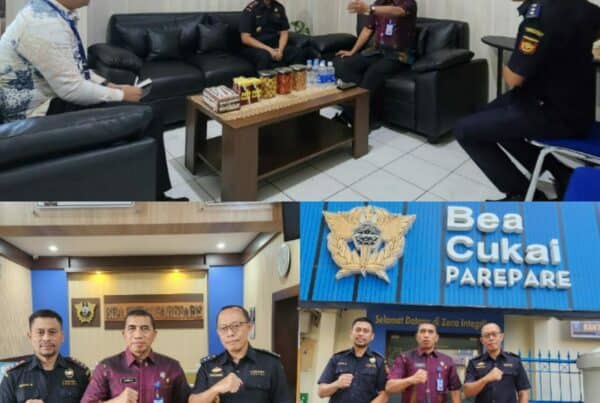 PERKUAT PENGAWASAN PEREDARAN NARKOBA, KEPALA BNNP SULSEL KUNJUNGAN KE BEA CUKAI TMP C PARE PARE