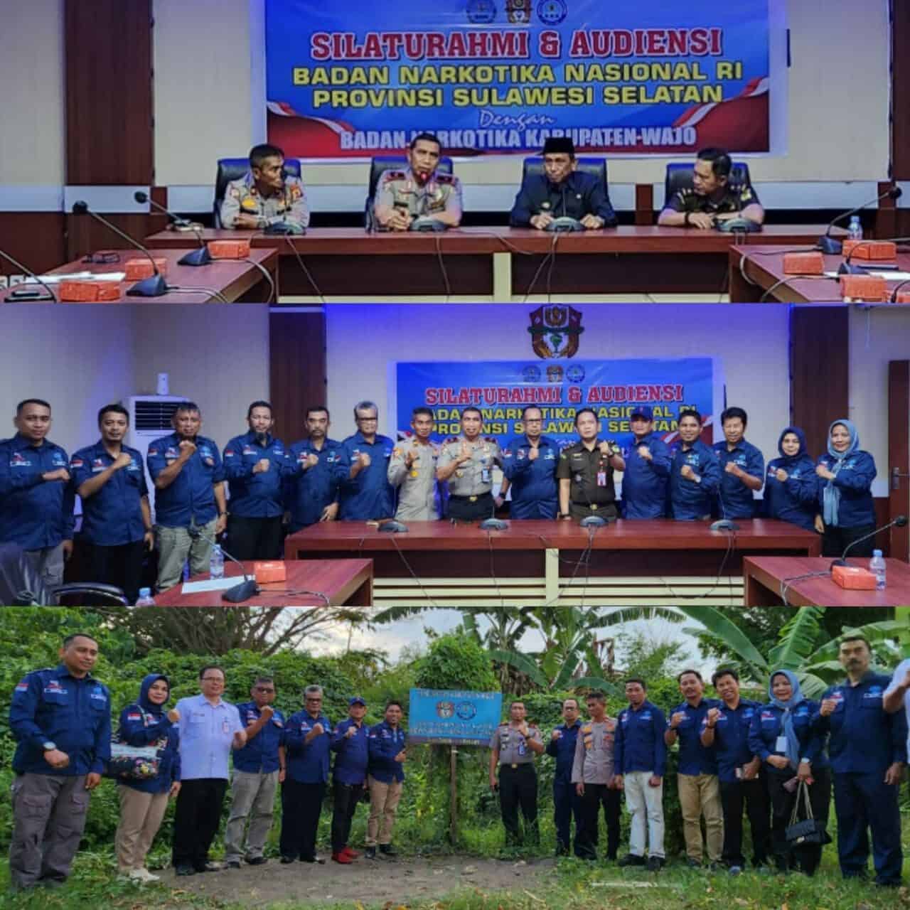 SINERGI DAN KOLABORASI P4GN, KEPALA BNNP SULAWESI KUNJUNGAN KERJA DI PEMERINTAH KAB. WAJO SINERGI DAN KOLABORASI P4GN, KEPALA BNNP SULAWESI KUNJUNGAN KERJA DI PEMERINTAH KAB.WAJO