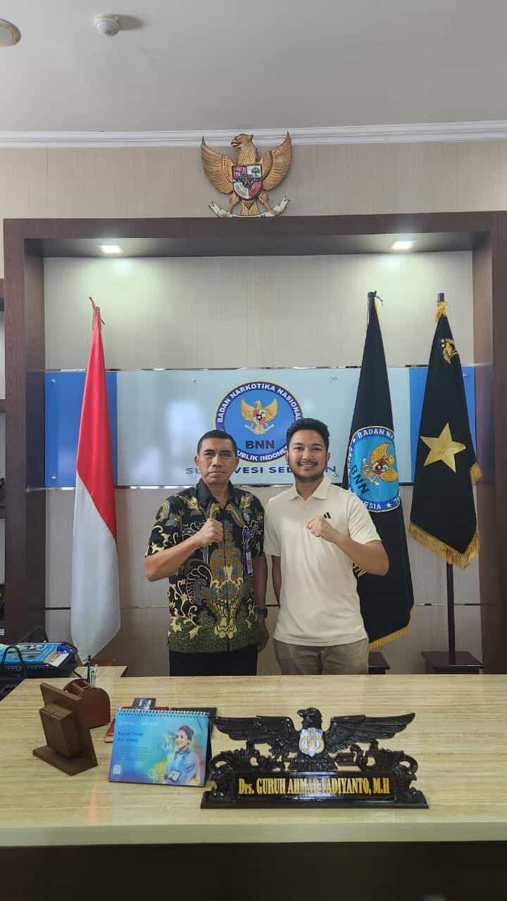 Kepala BNNP Sulsel Menerima Kunjungan Selebgram Makassar Fadel Austyn Kepala BNNP Sulsel Menerima Kunjungan Selebgram Makassar Fadel Austyn