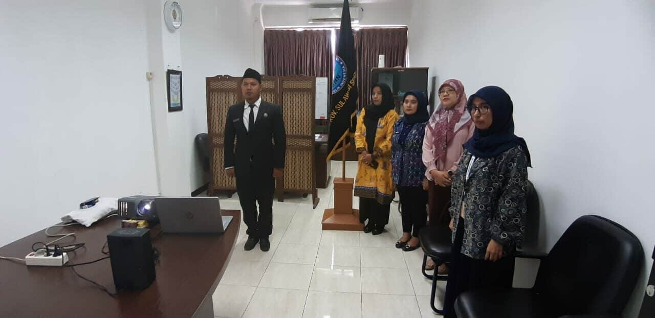 BNN Prov. SULSEL Mengikuti Upacara Pelantikan dan Pengambilan Sumpah/Janji Pegawai Pemerintah dengan Perjanjian Kerja Jabatan Fungsional Tenaga Teknis di Lingkungan Badan Narkotika Nasional BNN Prov. SULSEL Mengikuti Upacara Pelantikan dan Pengambilan Sumpah/Janji Pegawai Pemerintah dengan Perjanjian Kerja Jabatan Fungsional Tenaga Teknis di Lingkungan Badan Narkotika Nasional