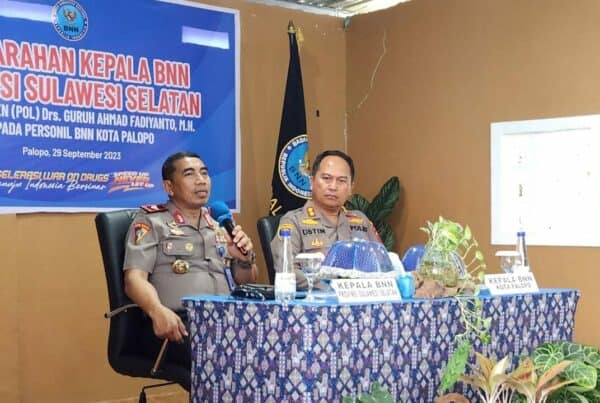 KEPALA BNNP SULSEL MELAKUKAN KUNJUNGAN KERJA KE BNN KOTA PALOPO TERKAIT KORDINASI PENANGANAN NAROTIKA SECARA EXTRAORDINARY