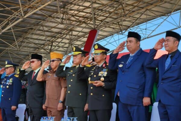 DALAM RANGKA SINERGITAS, KEPALA BNN PROV.SULSEL MENGHADIRI HUT TNI KE-78 TAHUN