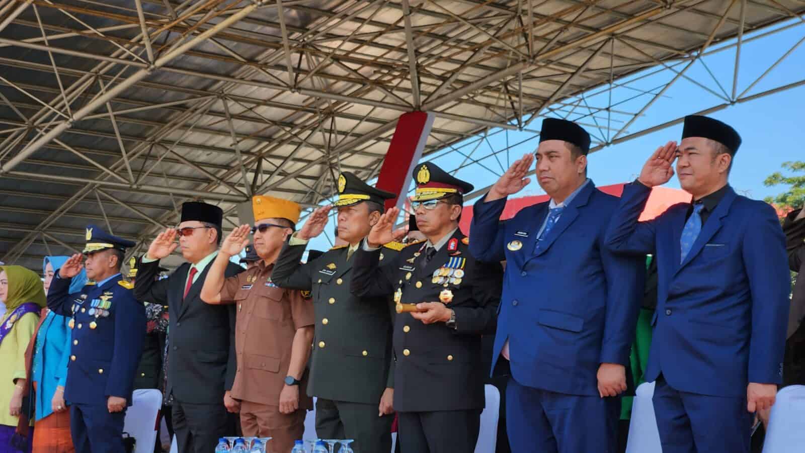 DALAM RANGKA SINERGITAS, KEPALA BNN PROV.SULSEL MENGHADIRI HUT TNI KE-78 TAHUN