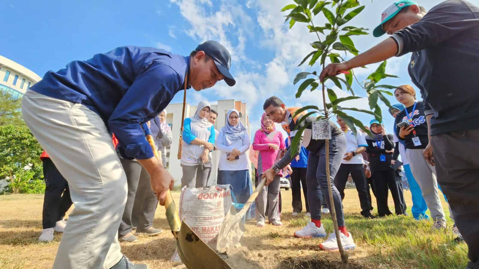 BNNP SULSEL MELAKSANAKAN PENANAMAN POHON BENTUK SINERGITAS DENGAN BPDAS JENEBERANG SADDANG